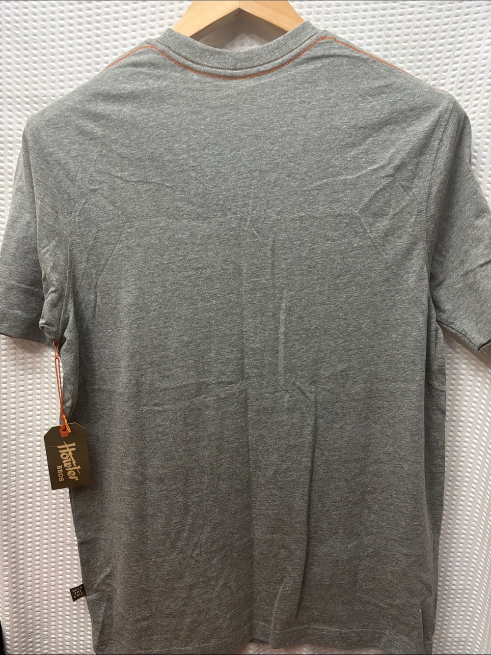 Howler Brothers Gray Tee with Navy Logo - Picture 7 of 8